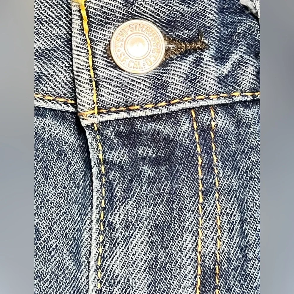 Levi's 505 Blue Straight Jeans Classic Denim